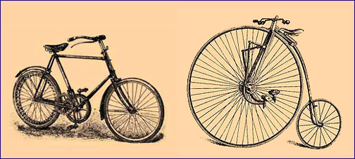 Old Bicycle Drawing