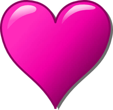 Imagenes de amor romantic clip art pink love heart drawings by christoph