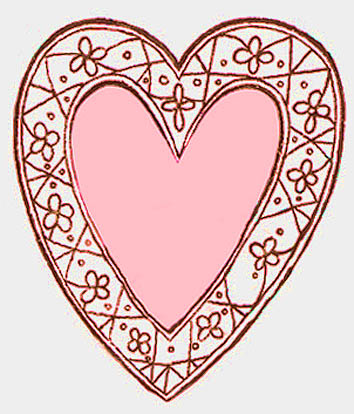 Pink Love Heart Clipart. pink love heart